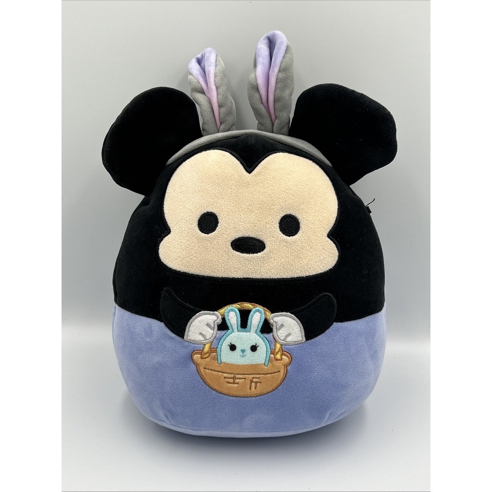 Disney Squishmallows Easter Mickey Mouse Plush 11" - Stuffed Animal Toy